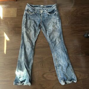 Almost Famous Boot Cut Low Rise Jeans